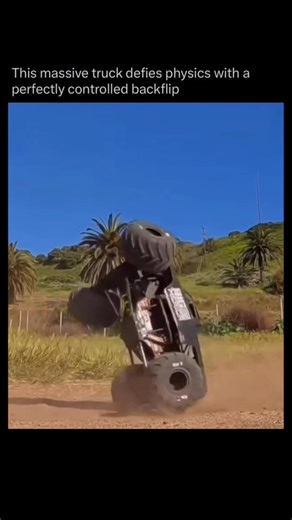 Monster Truck Backflip That Looks IMPOSSIBLE!