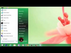 How to get start menu on windows 8
