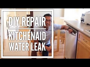 DIY Water Leak fix on Dishwasher (Repair Water Valve)