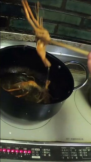 テナガエビの唐揚げ, Jun. 2, 2026, ＠涸沼川 #魚料理 #テナガエビ釣り #茨城県
