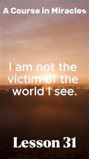 ACIM 2026 - Daily Lesson 31 #acourseinmiracles #meditation #acimmeditation