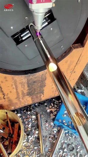 1 year in use. Still running solid. Real feedback from our customer. After one year of daily production, this laser tube cutting machine continues to deliver stable cutting quality on small and thin tubes. Clean edges, consistent accuracy, and less manual adjustment — exactly what matters in everyday tube processing. #LaserTubeCutting #SmallTubeCutting #ThinWallTube #MetalTubeProcessing #TubeFabrication