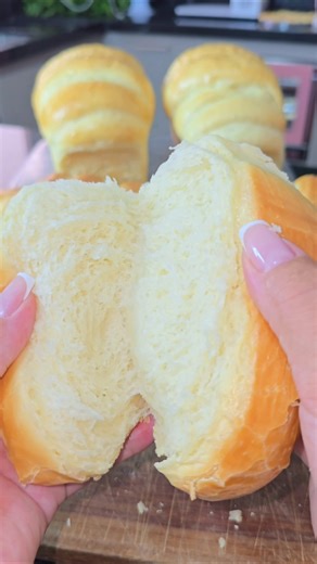 Pão caseiro delicioso 😋 #receitas #pãocaseiro #receitafacil