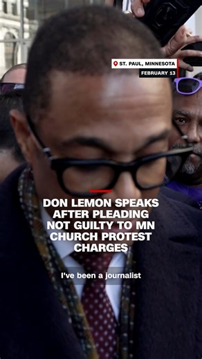 Former CNN anchor and independent journalist Don Lemon pleaded not guilty to federal charges following his arrest last month in connection with a protest at a church in St. Paul, Minnesota. Lemon is charged with two federal crimes: conspiring to violate someone's constitutional rights and violating the FACE Act, which prohibits the use of force or threats to intentionally interfere with someone expressing their First Amendment right to practice religion. Federal prosecutors allege Lemon and anot
