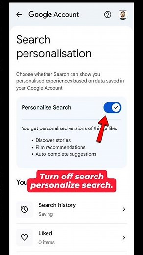 ⚠️ Dangerous Settings to Turn OFF in Google Control your activity and personalization settings #tech