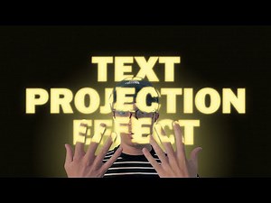 Photoshop Tutorial: Text Projection Effect