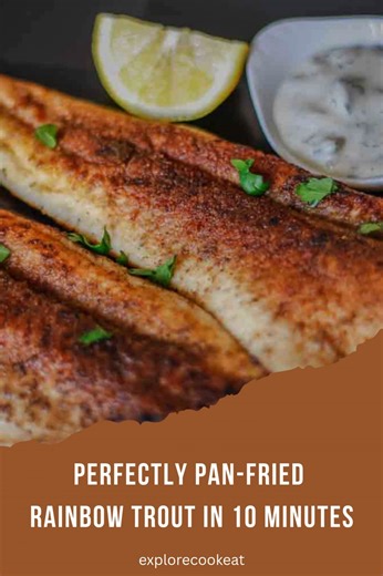 Say goodbye to dry fish! This easy, 10-minute recipe delivers moist, flaky rainbow trout with a perfectly golden-brown crust. Seasoned with Old Bay and pan-fried to perfection, it’s the healthy, delicious dinner your weeknight needs! Get the recipe at: https://explorecookeat.com/perfectly-pan-fried-rainbow-trout-recipe/ Cheers! Grace #friedfish #rainbowtroutrecipe #fishrecipe | Explore Cook Eat Food and Travel Blog
