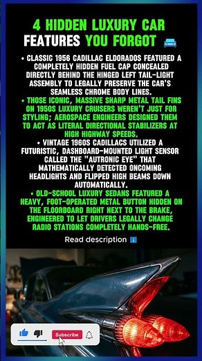 4 Vintage Luxury Car Features That Had A Genius Purpose 💎