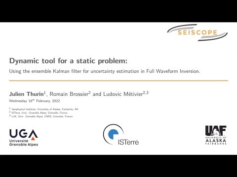 Julien Thurin: Using the Ensemble Kalman filter for Uncertainty Estimation in FWI