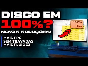COMO RESOLVER DISCO EM 100% DE USO ! JOGO OU WINDOWS TRAVANDO MUITO ? RESOLVA AGORA ! DISK 100 FIX