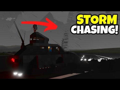 Chasing Down a TORNADO In a Storm Chaser Truck In Stormworks!