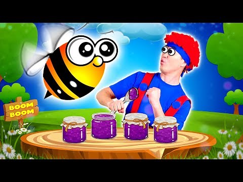 The Bees Go Buzzing | D Billions Kids Songs