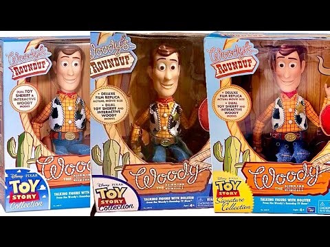 Toy Story Collection Woody Cloud VS White VS Signature Logo