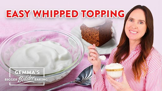 Easy Whipped Cream Substitute (How To Make Whipped Topping Without Heavy Cream)