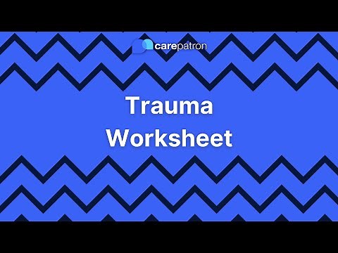Trauma Worksheets