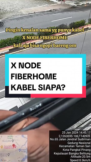 Kabel Distribusi Backbone Fiber Optik X Node Fiberhome HSP Net