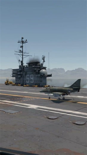 ✈️ Carrier Landing Gone Hard | #jet #navy #carrier #skyhawk #military #shorts #war #landing #deadly