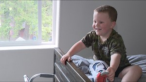 4-year-old boy warns others after falling out of second-story window