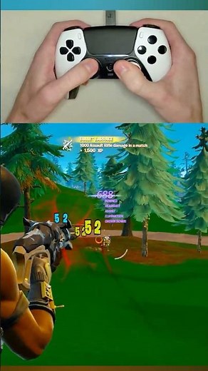 NEW 2x Aim Assist Trick for Controller 🎯 (Fortnite PS5 & XBOX)