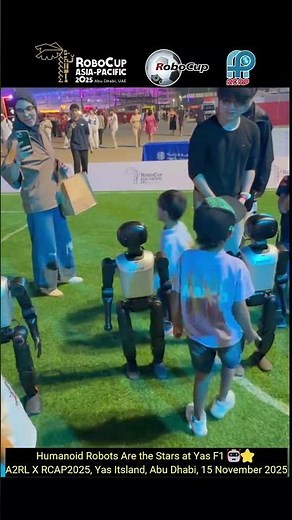 RoboCup Humanoid Soccer Robots Are the Real Stars 🤖⭐| A2RL X RCAP2025