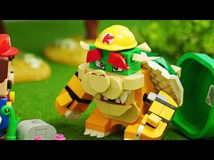 LEGO Super Mario「 Builder Bowser build mario character」レゴマリオ | レゴビルダークッパと不思議な土管 stop motion anime