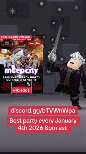 Join the Best Meep City Party on January 4th 2026
