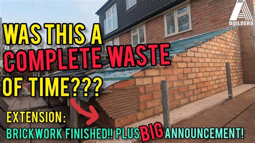 Finishing the Brickwork & Making an Announcement