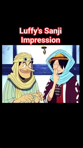Luffy's Sanji Impression #anime #onepiece #shortvideo #shorts