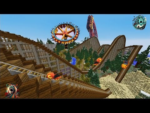 #MINECRAFT I BUILT WORLD BIGGEST ROLLER COASTER🎢