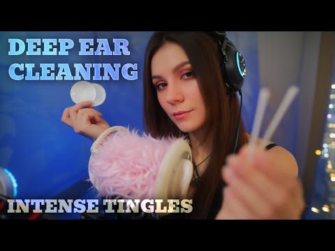 ASMR Deep Ear Cleaning for Sleep 😴 These Sounds Will Melt Your Brain 🎧 3Dio (Inside & Outside)