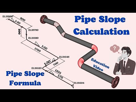 Easy Guide to Elevation & Slope Calculation in Piping Isometrics.