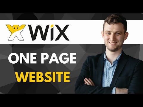 How To Create a One Page Website in Wix | Easy Guide 2025