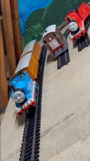 Thomas Toby And James in G Scale #thomasthetankengine #thomasandfriends