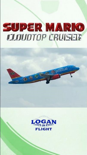 Mario Cloudtop Cruiser Takes Off from Logan Airport