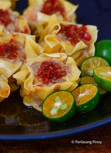Siomai (Pork and Shrimp) with Chili Garlic Oil