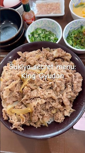 Only in Japan. Secret menu in Sukiya #japanesefood #foodie #japaneats #traveljapan