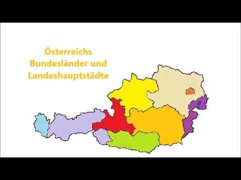 Österreichs Bundesländer und Landeshauptstädte
