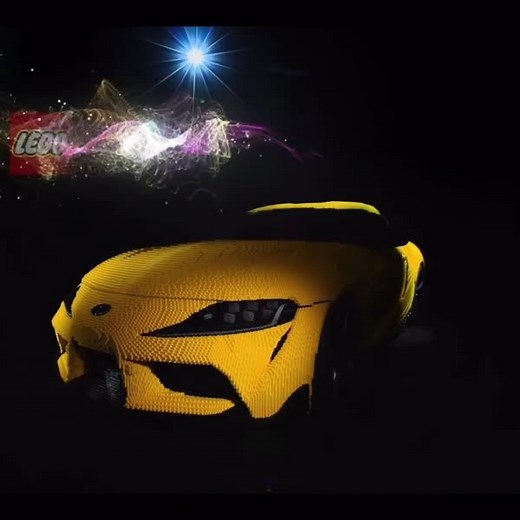 17K views · 2.5K reactions | This incredible 1:1 scale LEGO Toyota GR Supra uses 477,303 bricks and can be driven! 朗 | LEGO | Facebook