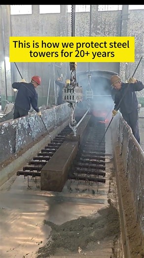 Hot Dip Galvanizing Process for Steel Towers Anti Corrosion Protection Factory China