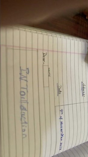 How to write a letter step by step easy 😌