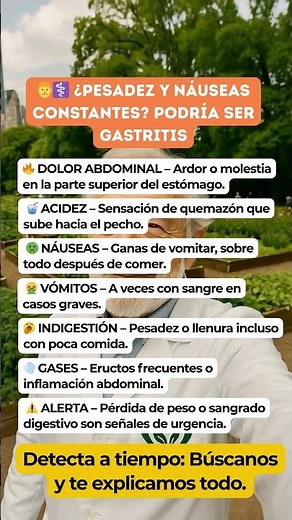 😱 EL ARDOR EN TU ESTÓMAGO PODRÍA SER GASTRITIS Y NO LO SABES #Gastritis #DolorEstomacal #acidez