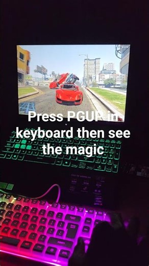 PGUP OR NUM LOCK + PGUP