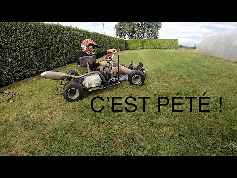 Kit moteur karting : fabrication et premier test ( ÇA TOURNE MAL )