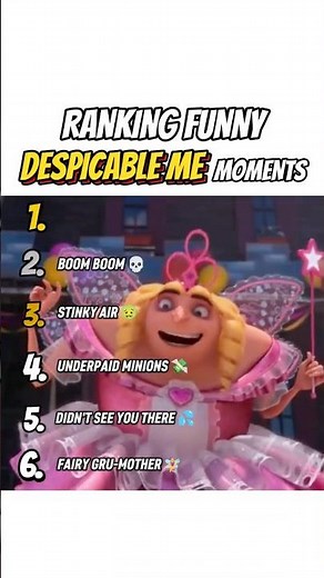 Ranking The Best Despicable Me Moments 😭🏆