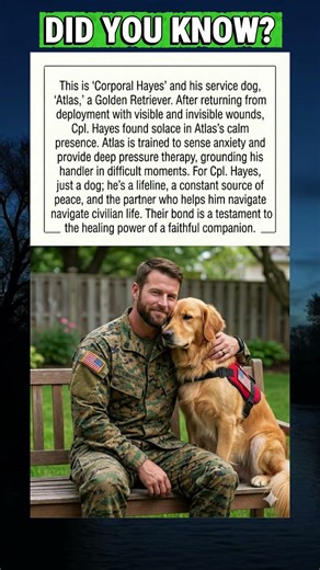Service Dog Helped This Soldier Find Peace Again ❤️🐶🇺🇸