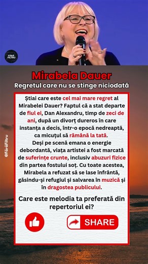 Suferința Ascunsă a Mirabelei Dauer: Abuz și Separare