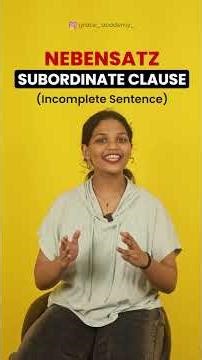 Hauptsatz and Nebensatz Explained | Learn German Easily