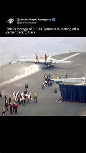 This is a Back to Back Launch of 3 F-14s #military #f14 #airplane #usa #usaf #shorts #cool