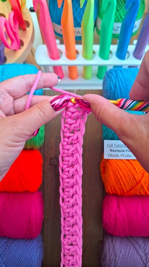 Crochet foundation stitches are useful because the initial chain and first row are made simultaneously. It's easier than chaining 80 then realizing there are enough stitches for a blanket. #reels #crochet #knitting #foundation #artist #yarn #diy #howto #tutorial #embroidery #naztazia | Naztazia