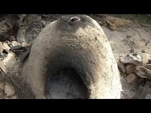 earthen and straw bread oven #1